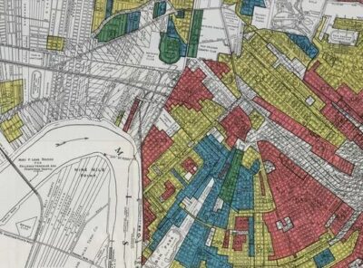 Map of historic redlining in New Orleans