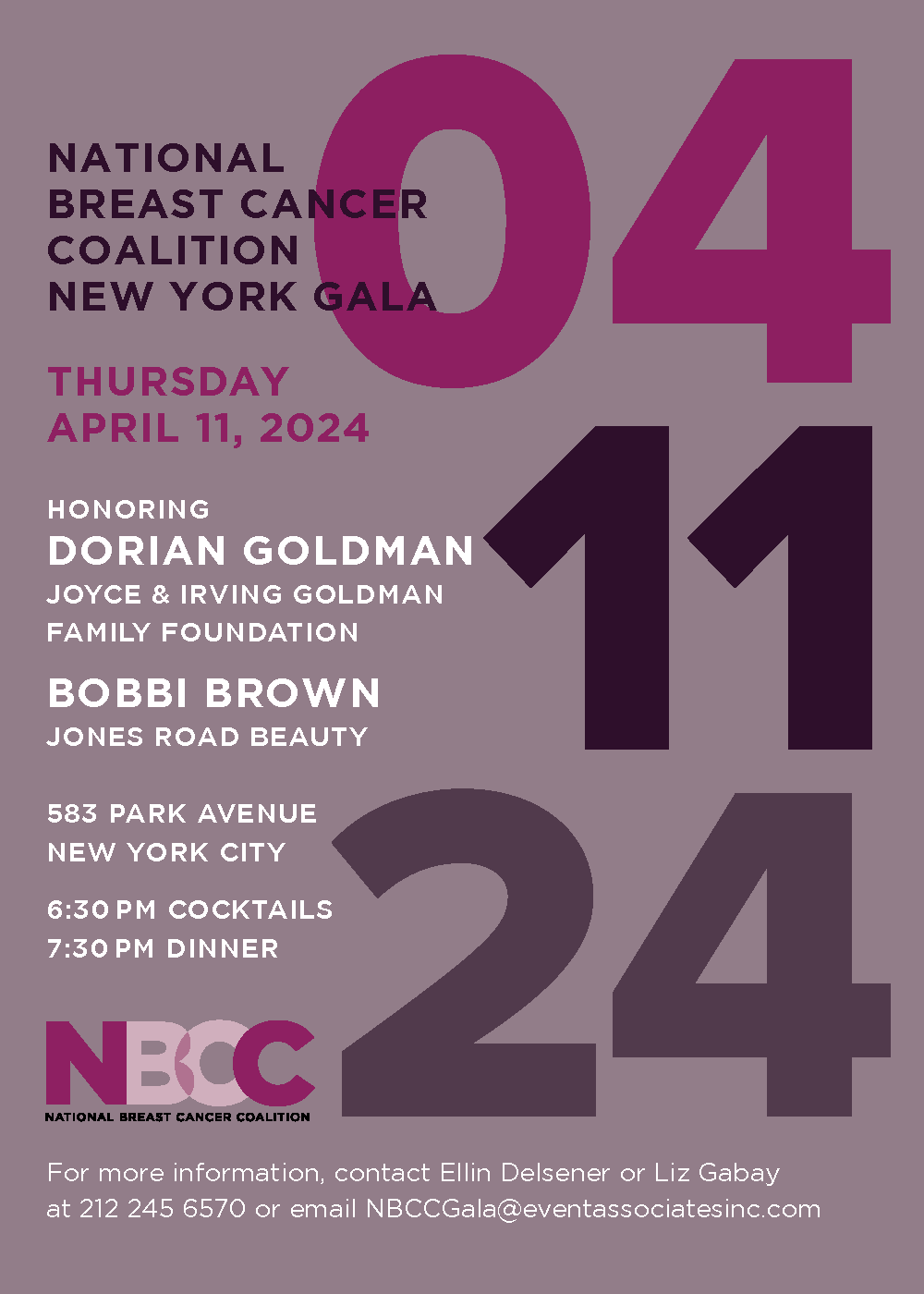 2024 New York Gala National Breast Cancer Coalition