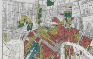 HOLC redlining map of New Orleans