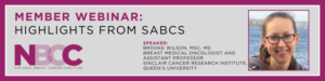 member webinar: highlights from SABCS